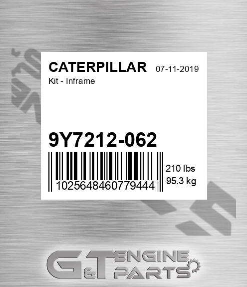 9Y7212-062 Kit - Inframe for CATERPILLAR