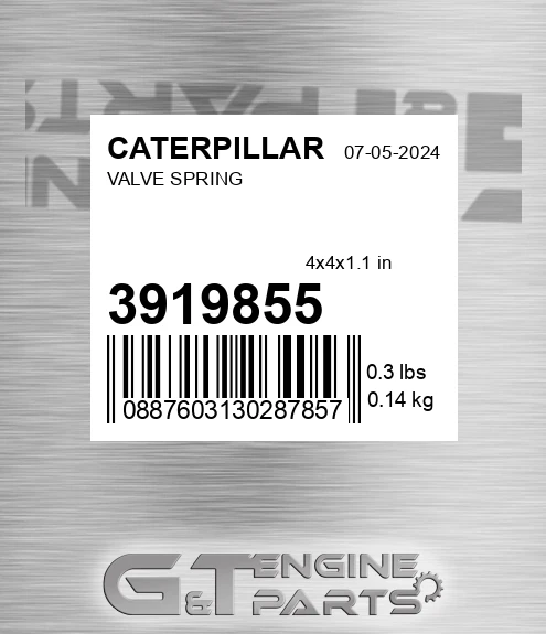 391-9855 Valve Spring for CATERPILLAR