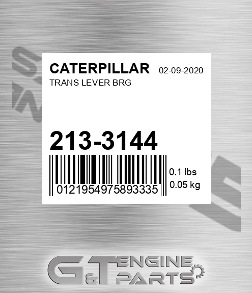 213-3144 Trans Lever Brg for CATERPILLAR