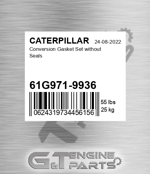 61G971-9936 Conversion Gasket Set Without Seals