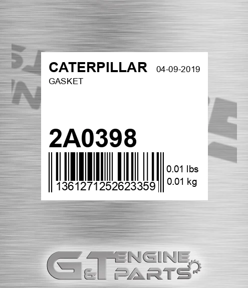 2A0398 Gasket
