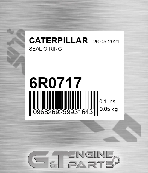 6R-0717 Seal O-ring for CATERPILLAR