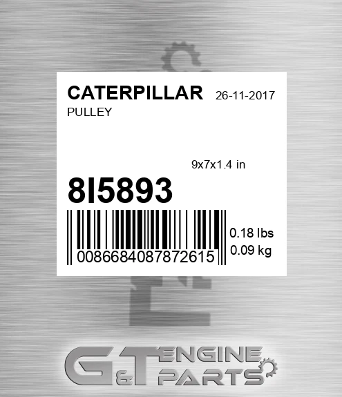 8I5893 Pulley