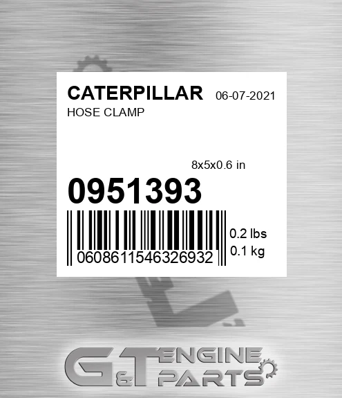 095-1393 Hose Clamp