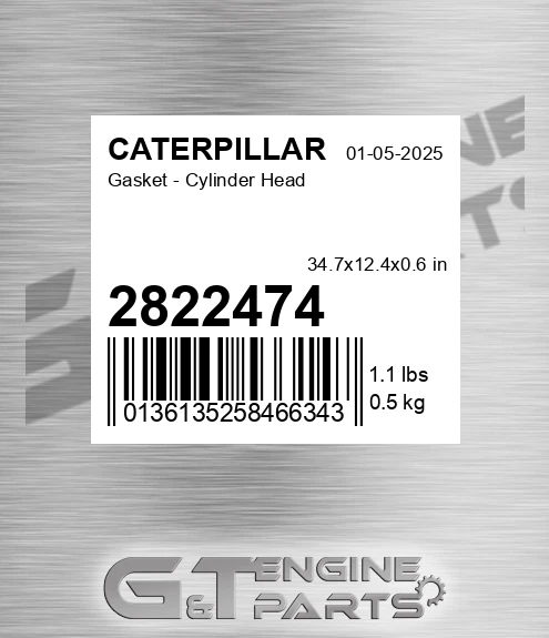2822474 Gasket - Cylinder Head