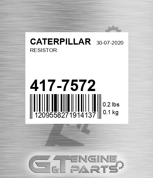 417-7572 Resistor