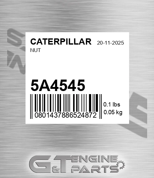 5A-4545 Nut for CATERPILLAR