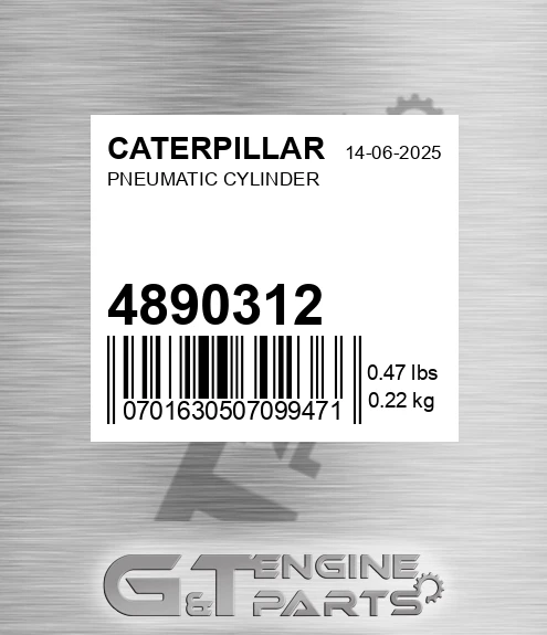 489-0312 Pneumatic Cylinder