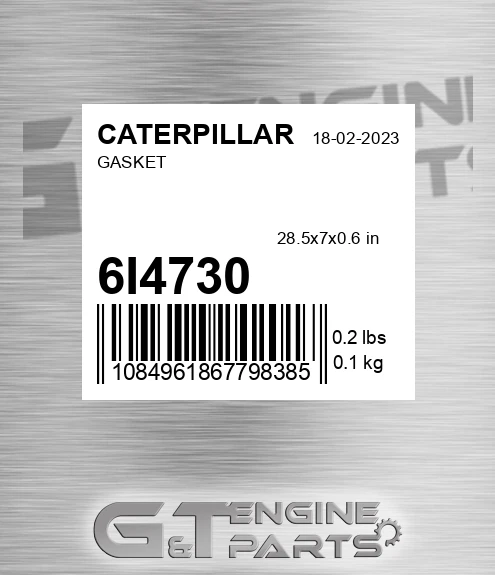6I-4730 Gasket