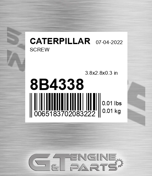8B4338 Screw