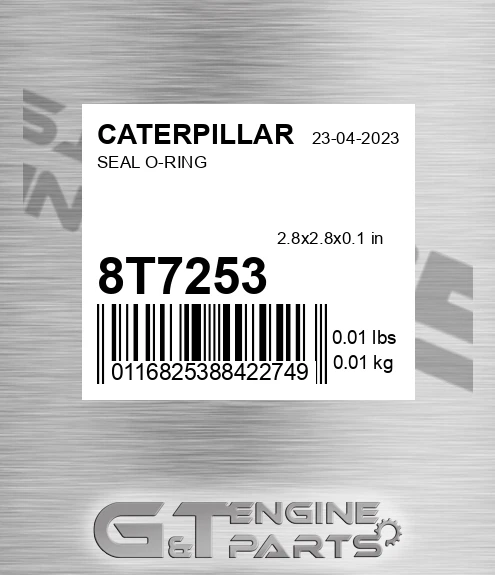 8T-7253 Seal O-ring for CATERPILLAR