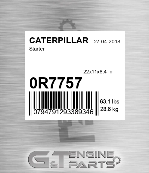 0R7757 Starter