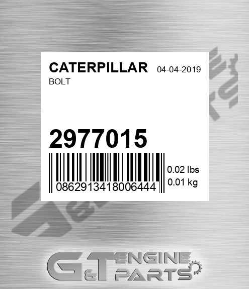 297-7015 Bolt for CATERPILLAR