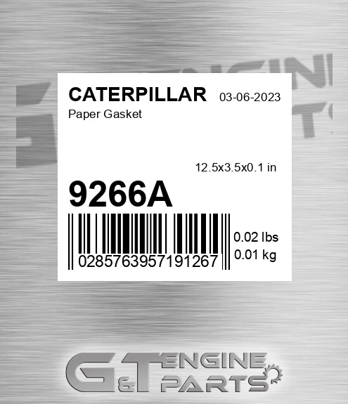 9266A Paper Gasket