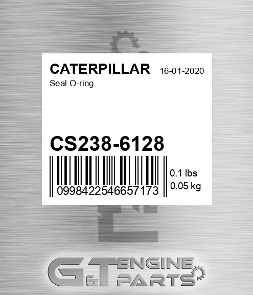 CS238-6128 Seal O-ring