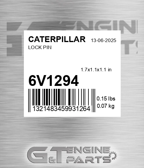 6V-1294 Lock Pin for CATERPILLAR