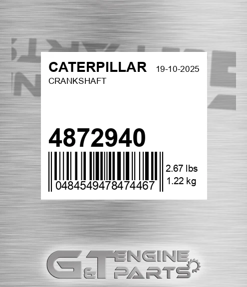 487-2940 Crankshaft for CATERPILLAR