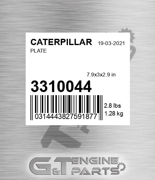 3310044 Plate