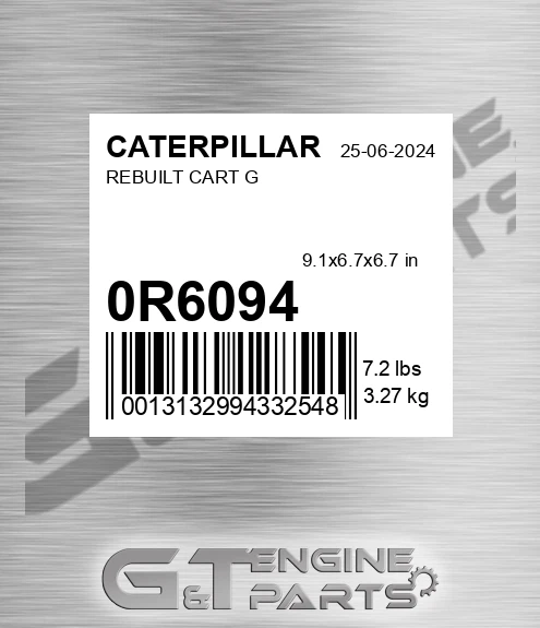 0R6094 Rebuilt Cart G