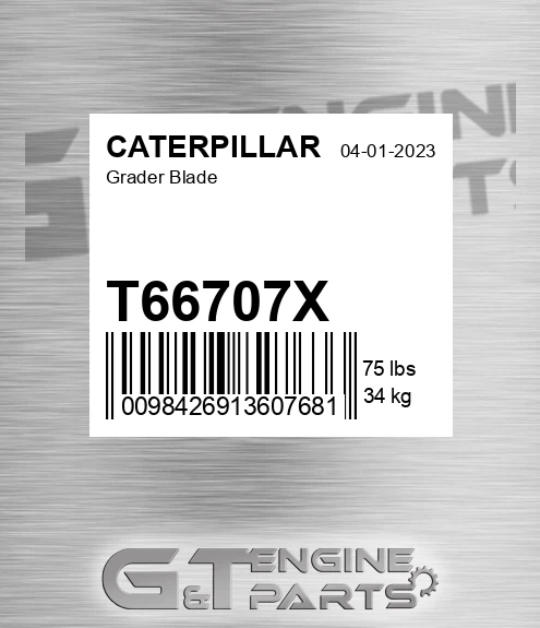 T66707X Grader Blade for CATERPILLAR