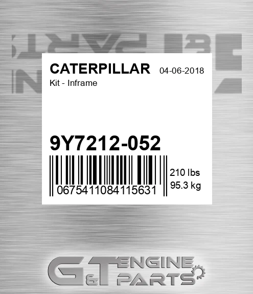 9Y7212-052 Kit - Inframe for CATERPILLAR