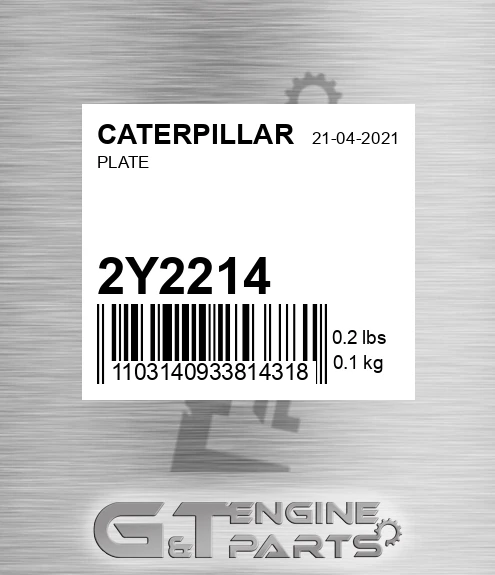 2Y2214 Plate