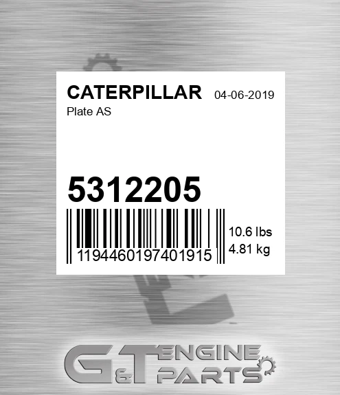 5312205 Plate As