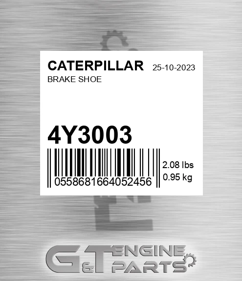 4Y-3003 CATERPILLAR Brake Shoe