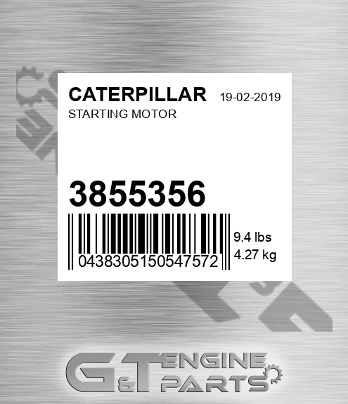 385-5356 CATERPILLAR Starting Motor