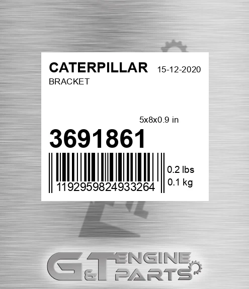 3691861 CATERPILLAR Bracket