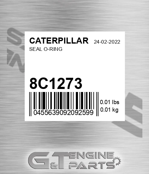 8C-1273 Seal O-ring for CATERPILLAR