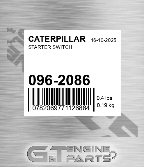 096-2086 Starter Switch for CATERPILLAR