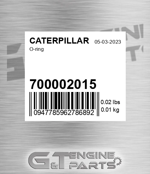 700002015 O-ring
