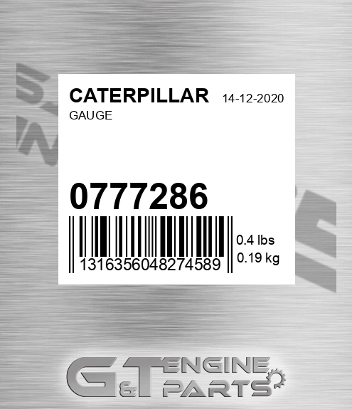 0777286 CATERPILLAR Gauge