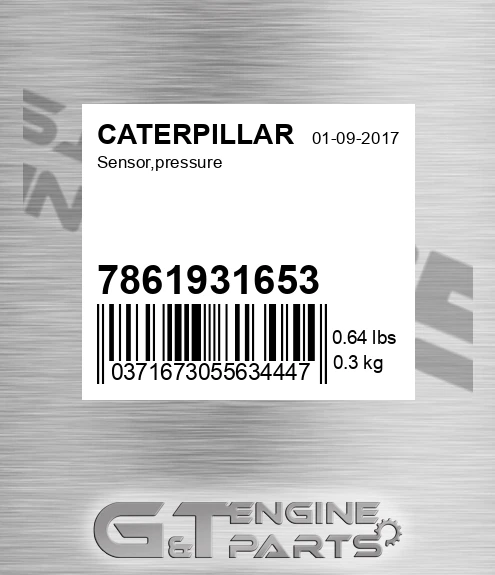 7861931653 Sensor,pressure for CATERPILLAR