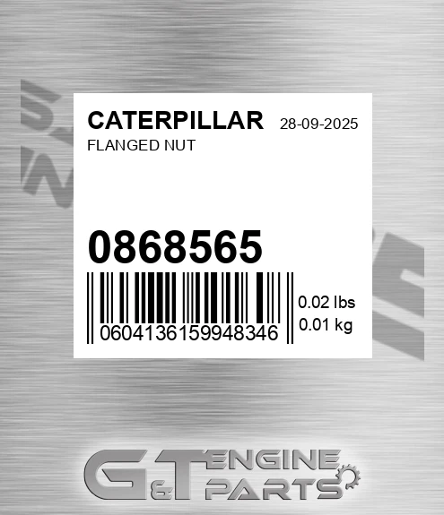 086-8565 Flanged Nut