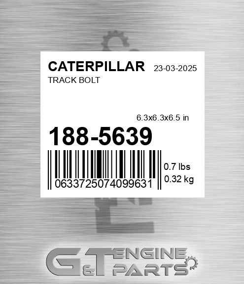 188-5639 Track Bolt for CATERPILLAR