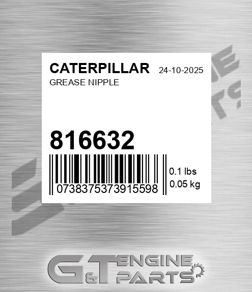 816632 Grease Nipple