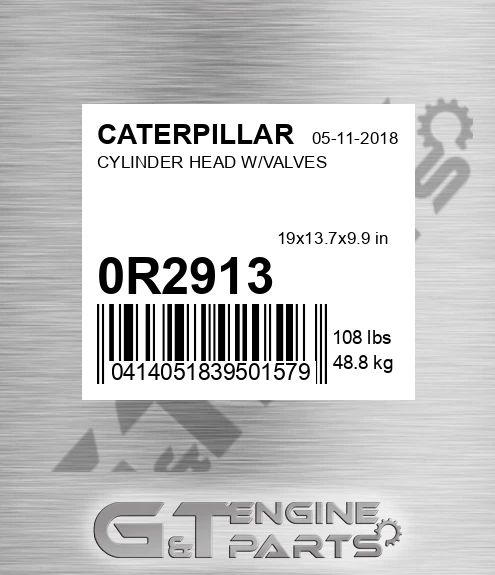 0R-2913 Cylinder Head W/valves for CATERPILLAR