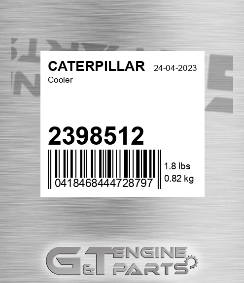 2398512 CATERPILLAR Cooler