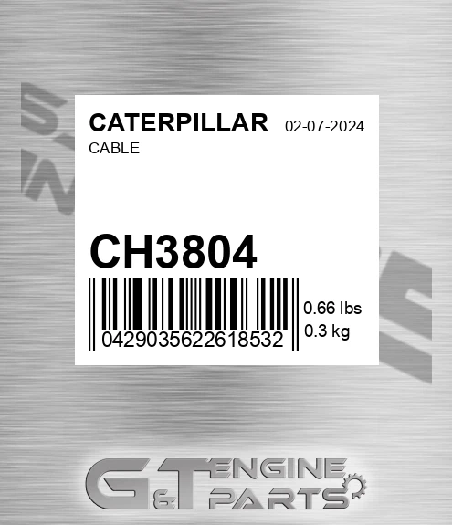 CH3804 Cable for CATERPILLAR