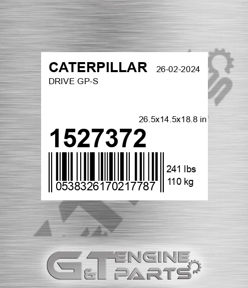 1527372 Drive Gp-s for CATERPILLAR