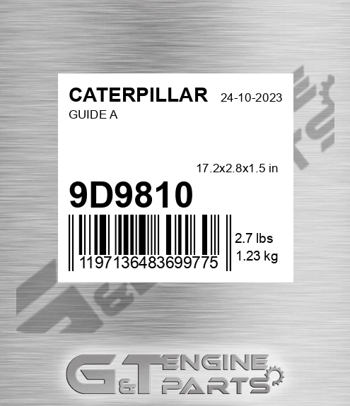 9D9810 CATERPILLAR Guide A