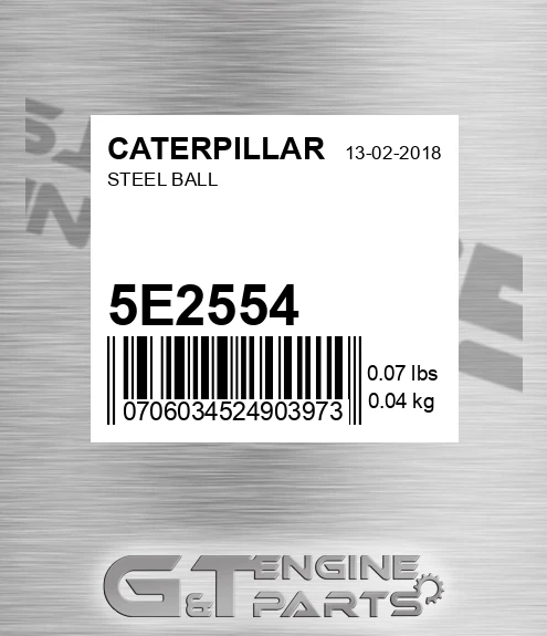 5E-2554 Steel Ball for CATERPILLAR