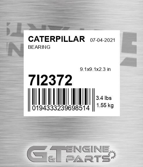 7I2372 Bearing for CATERPILLAR