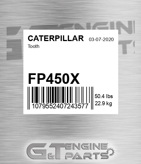 FP450X Tooth for CATERPILLAR