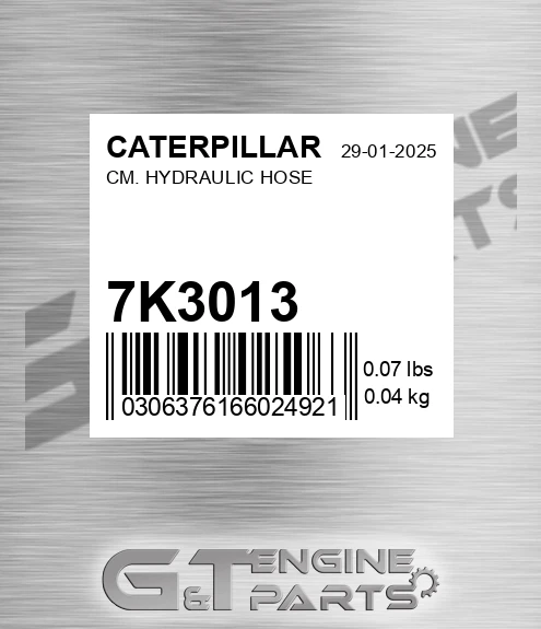 7K-3013 Cm. Hydraulic Hose for CATERPILLAR