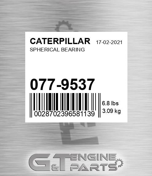077-9537 Spherical Bearing for CATERPILLAR
