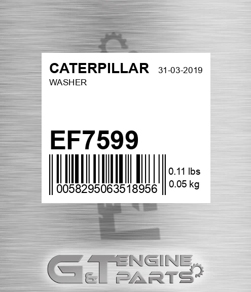 EF7599 Washer