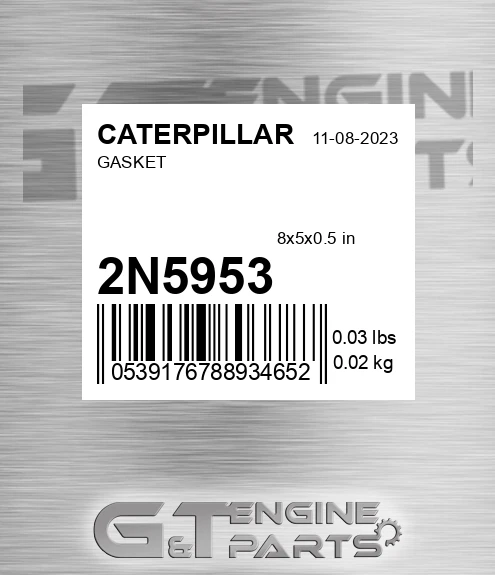 2N-5953 Gasket